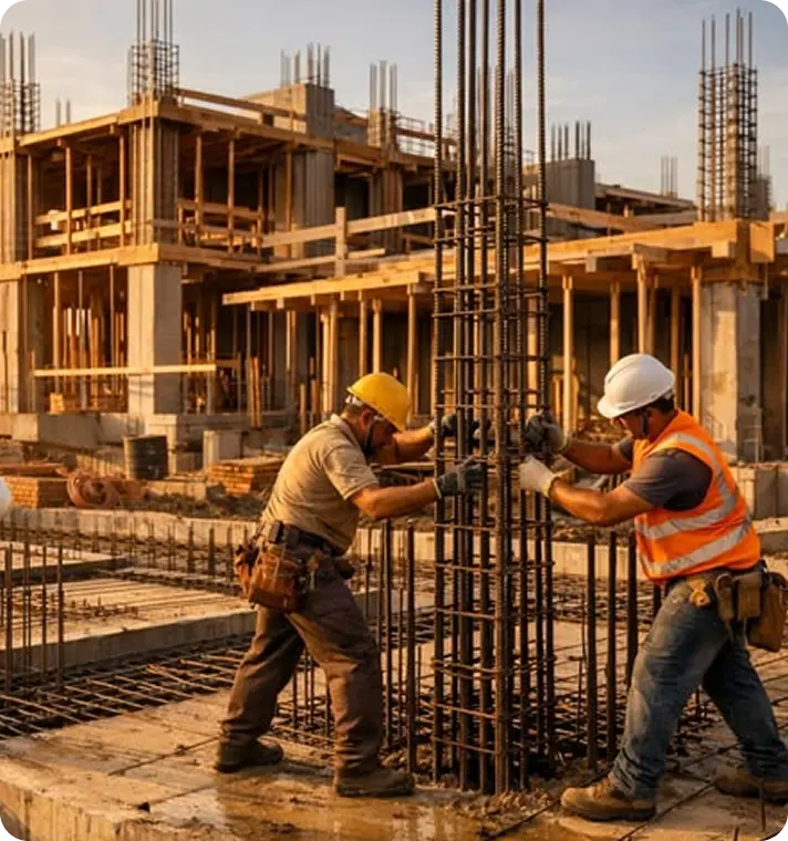 Konnexa team on a construction site